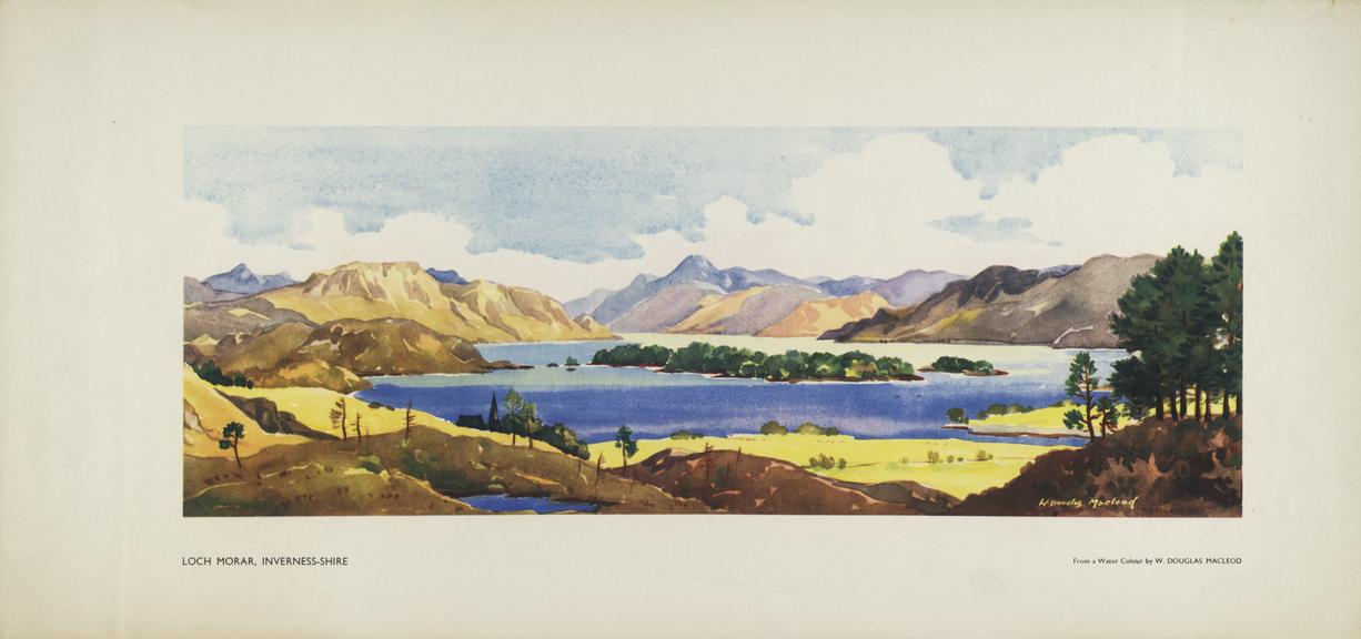 Carriage Print, 'Loch Morar'