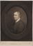 Portrait mezzotint print from engraving, copy of oil painting of Harrison John 1734-1797