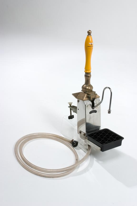 hand pump used in the Sampling Room of Boddingtons Brewery;