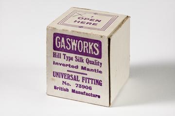 'Gasworks' gas mantle box