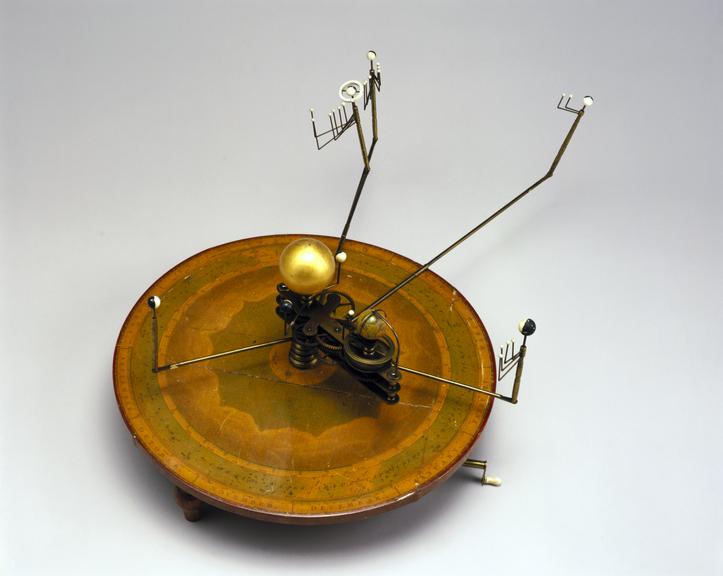 Orrery showing eight planets out to Neptune