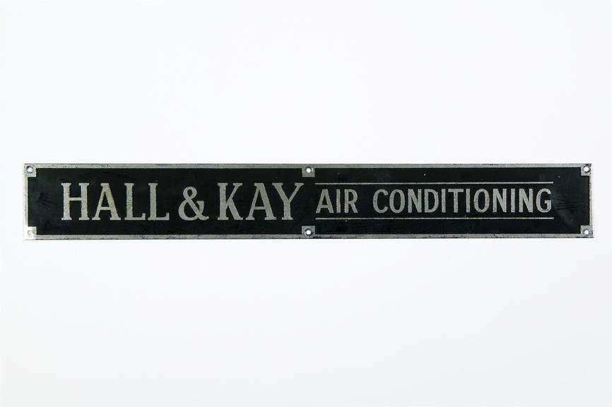 Nameplate for Nameplate for Hall & Kay Air Conditioning