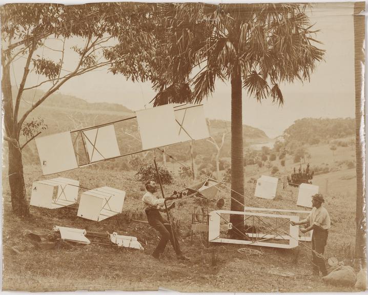 Photograph: 'Cellular kites 1894'