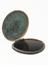 Claude Lorrain mirror in fish-skin case