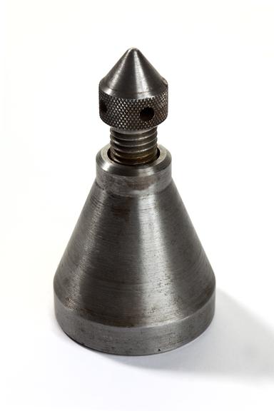 Screw jack tool made by Bob Watkins during his time as an apprentice at the Linotype and Machinery Co. in Broadheath