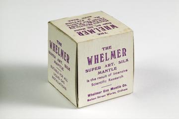 'Wellmer' gas mantle box