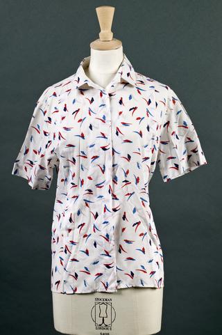 Dan Air female flight attendant's blouse