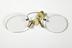 Rimless pince-nez.
Photographed on a white background.