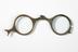 Pivoted eyeglasses made of horn, c