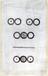 Reproduction of drawing of atomic formulae by John Dalton (molecular formulae (reproductions))