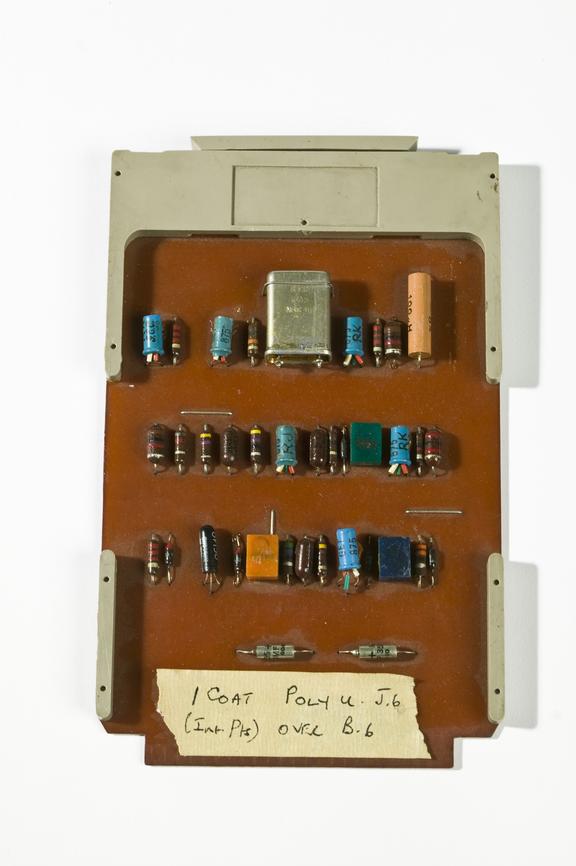 Ferranti Computer Systems Ltd Argus 200 valve computer plug