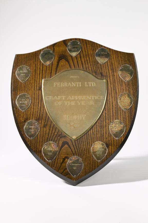 Ferranti Ltd Craft Apprentice of the Year Trophy