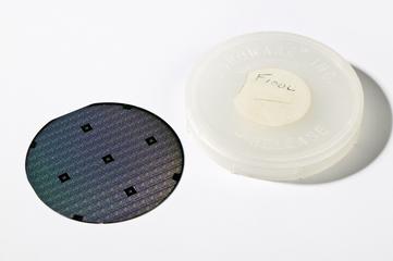 Silicon chip wafer