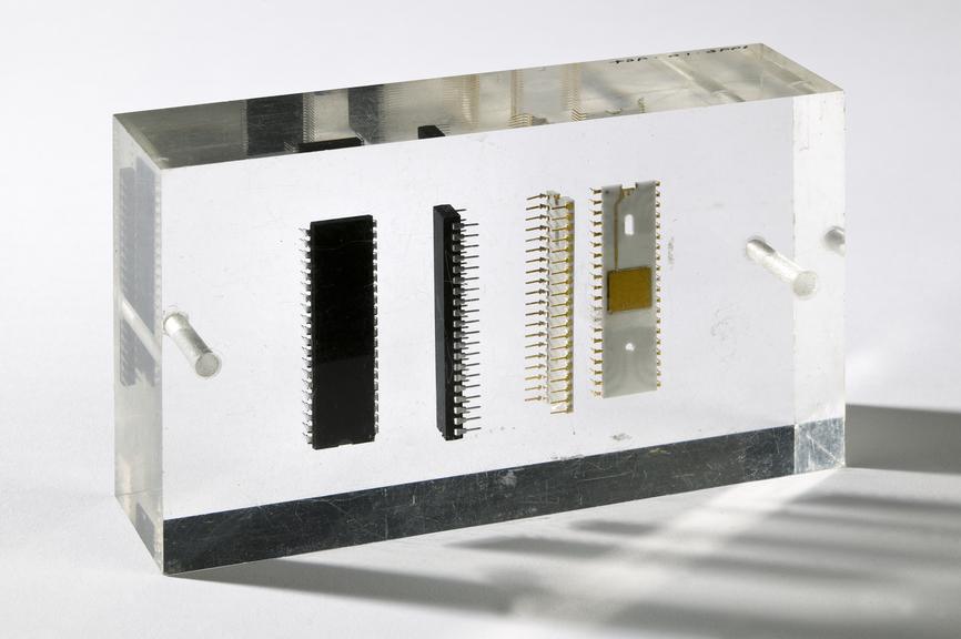Semiconductors, encapsulated possibly as display item