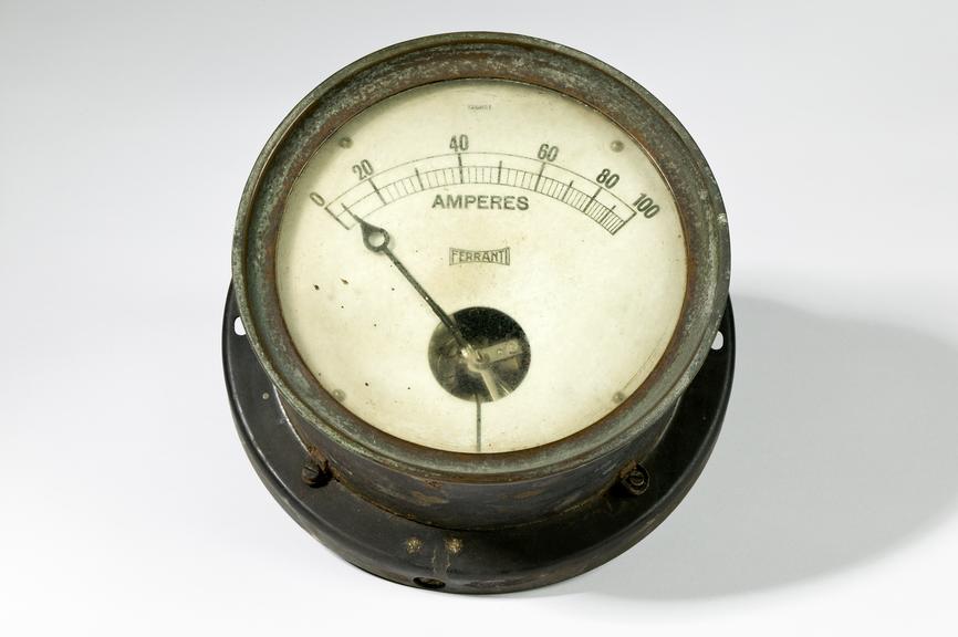 Ferranti Ltd electric meter
Photographed on a white background.