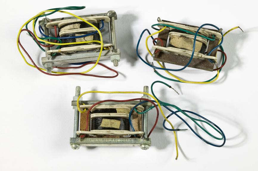 Group of three EHT blocking oscillator radio component