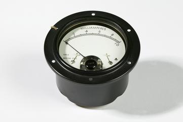 Moving coil milliammeter