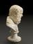 Bust on pedestal, of Socrates, 7 1/2" high