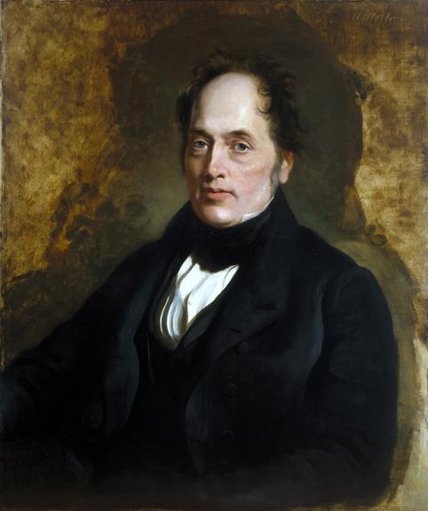 Portrait oil painting of  Clegg Samuel, 1840