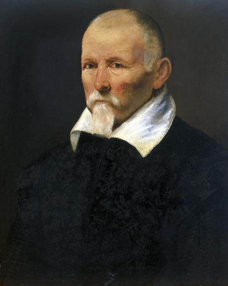 Portrait oil painting of Hugh Myddelton, 1856