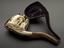 Meerschaum tobacco pipe with leather case, Europe, 1880-1890