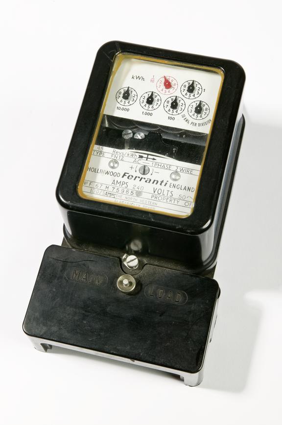 Ferranti model FN12 electric meter Science Museum Group Collection