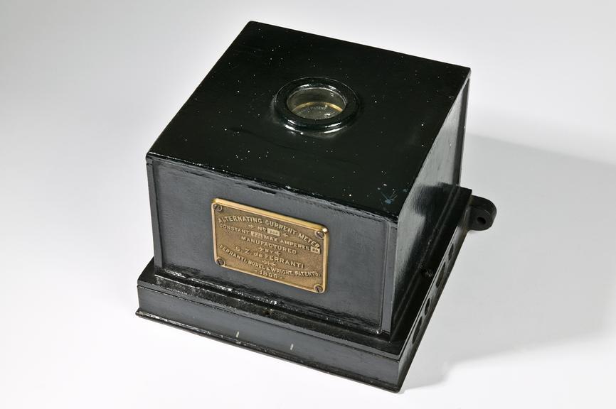 Ferranti,electric meter,1890
Photographed on a white background.