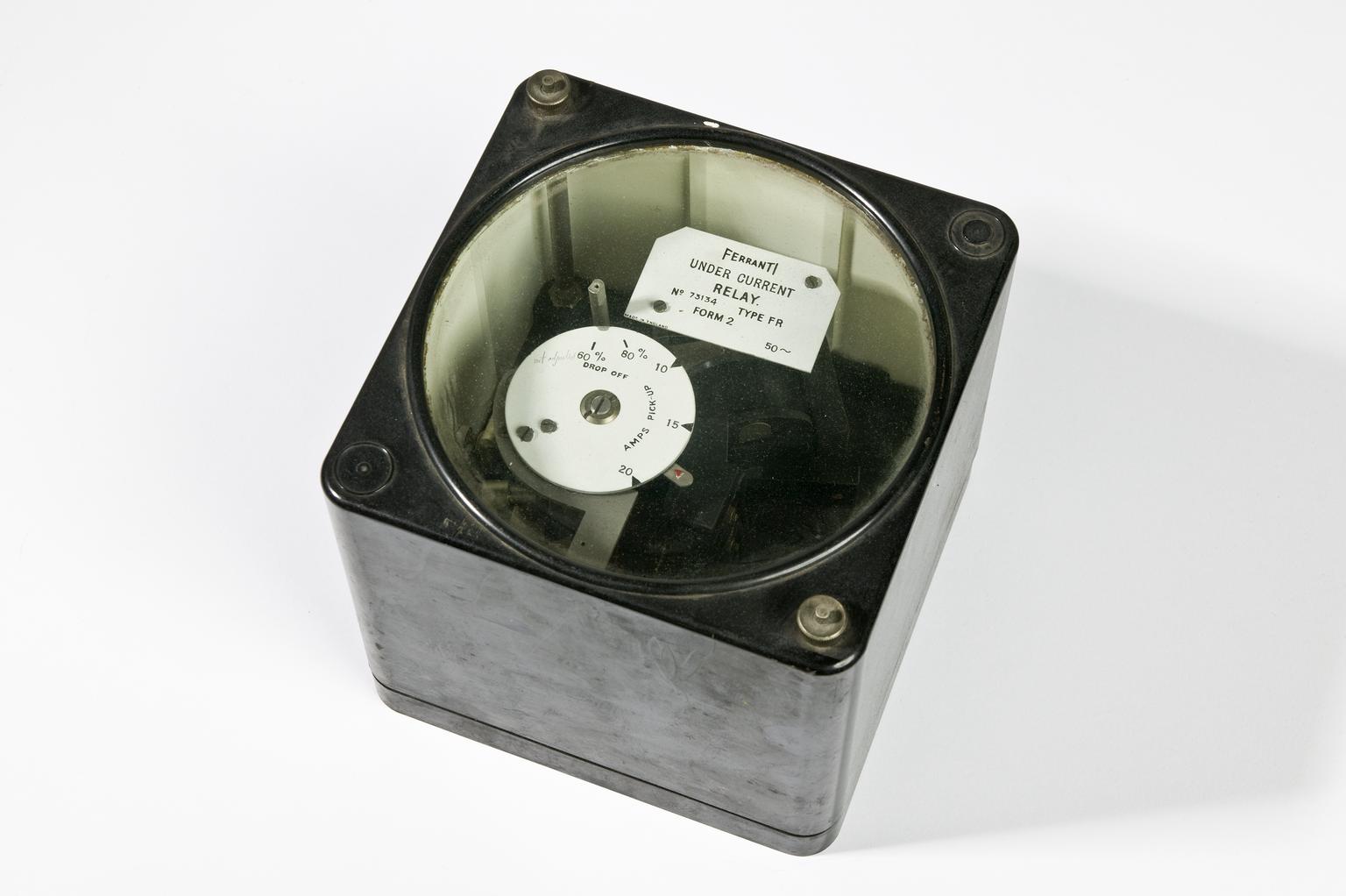 Relay Science Ferranti model FR under current relay | Science Museum Group Collection