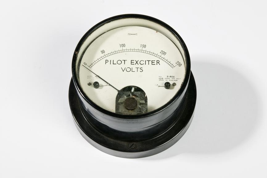 Ferranti Ltd model NS voltmeter
Photographed on a white