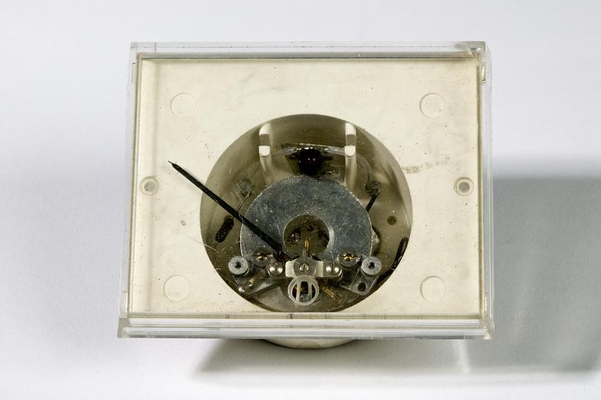 Ferranti Ltd electric meter.
Photographed on a white background.