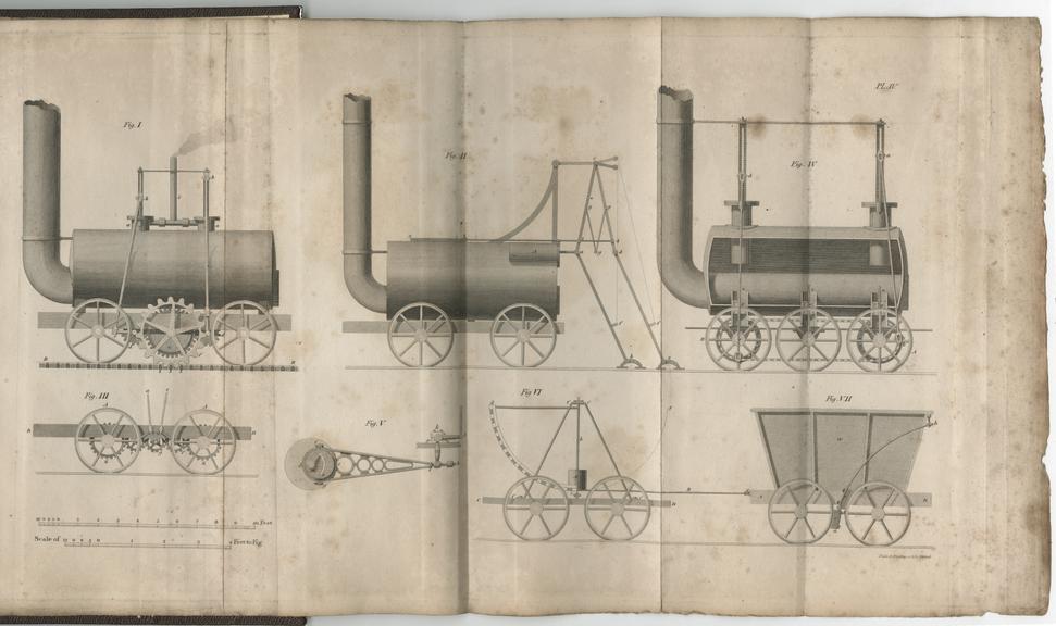 Plate 1V. From 'A Practical Treatise on Rail Roads',