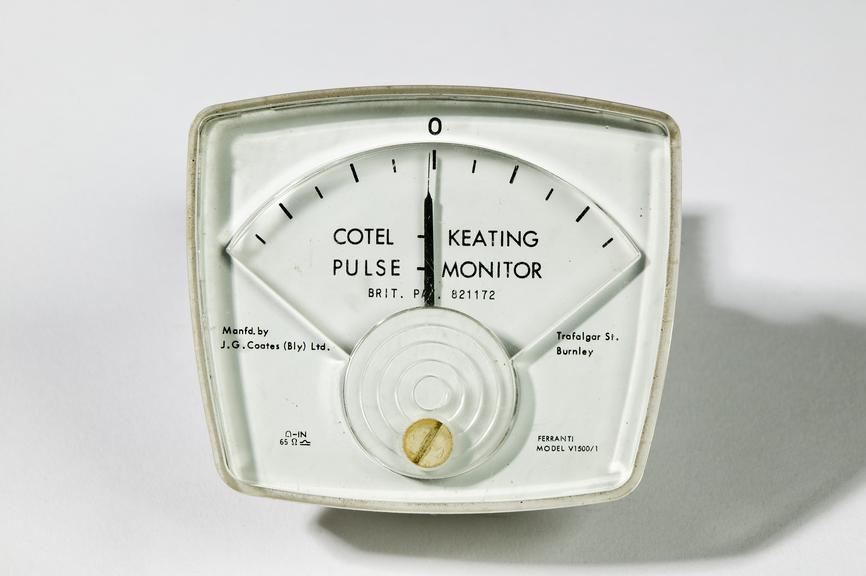 Type V1500/1 pulse monitor, made by J. G. Coates