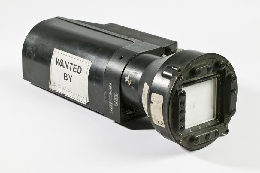 Aircraft instrument.
Photographed on a white background.