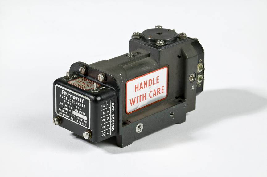 Ferranti Ltd type FA1C accelerometer, c. 1965