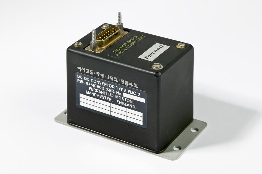 Ferranti Ltd model FDC 2 DC-DC converter unit
Photographed on a