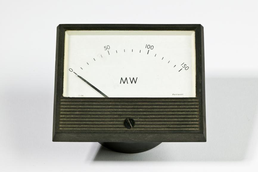 Ferranti Ltd model MCBZ28 electric meter
Photographed on a