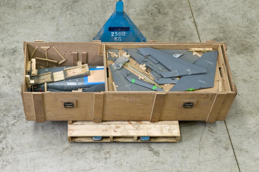 Box containing a selection scale parts of alternative flying