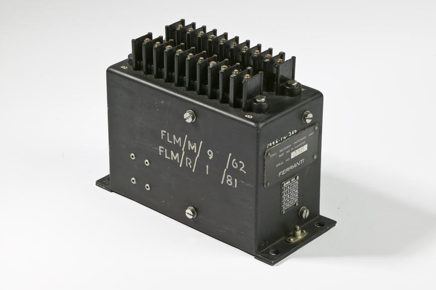 Ferranti Ltd switching unit
Photographed on a white background.