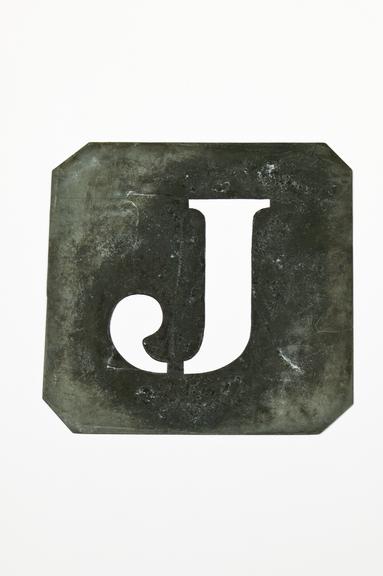 'J' stencil