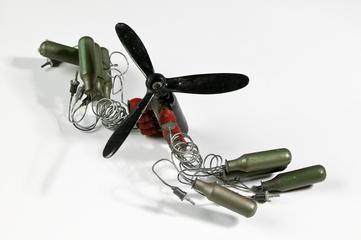 Prototype eight cylinder CO2 engine