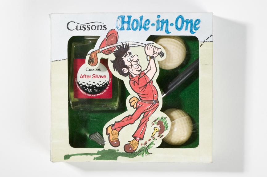 Cussons Hole in One aftershave and soap gift set