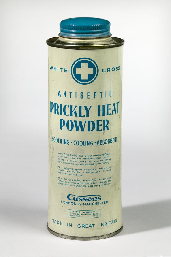 Cussons White Cross Antiseptic Prickly Heat Powder