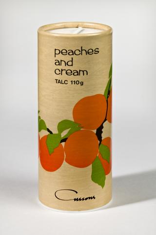 Cussons Peaches and Cream talc