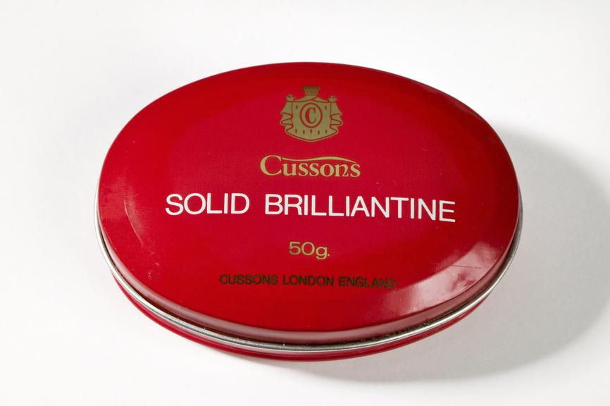 Cussons Solid Brilliantine 50g tin