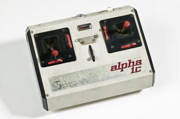 Alpha handset control unit for radio control models