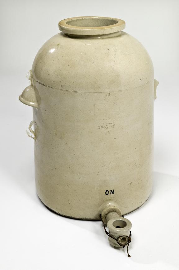 Ceramic storage jar container used at Vimto