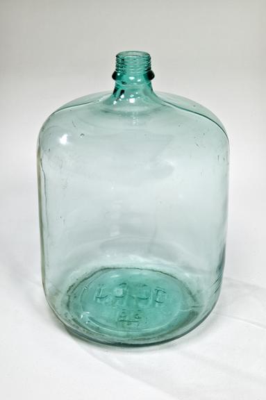 Large glass bottle used at Vimto