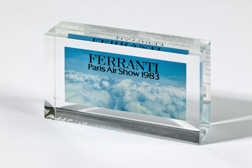 Ferranti Ltd desk ornament