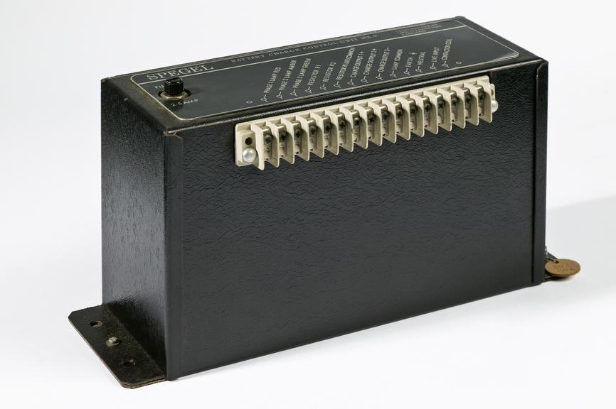 Spegel Mark III battery charger control unit
Photographed on a