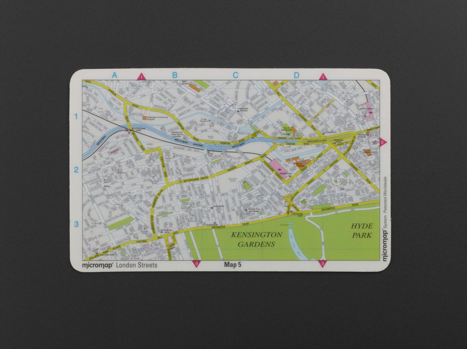 Microcurret Map One Micromap card set | Science Museum Group Collection